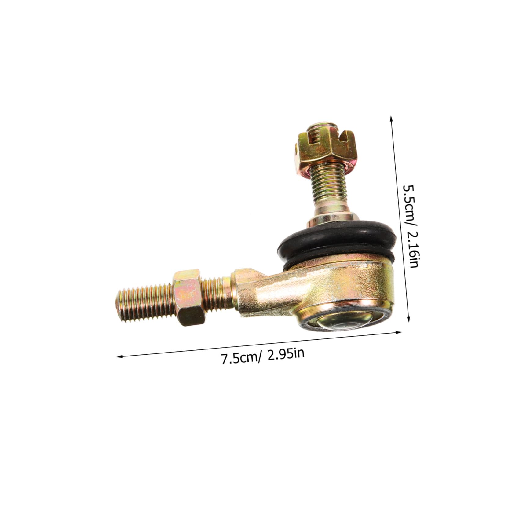 TOPBATHY 3 Paia Testa di Palla da Giunto a Sterzo Kart Tie Rod Bielle di Giunzione Tirante dello Sterzo Tiranti dello Sterzo Teste a Snodo Sferico Tiranti Interni Ed Esterni Ferro da Stiro
