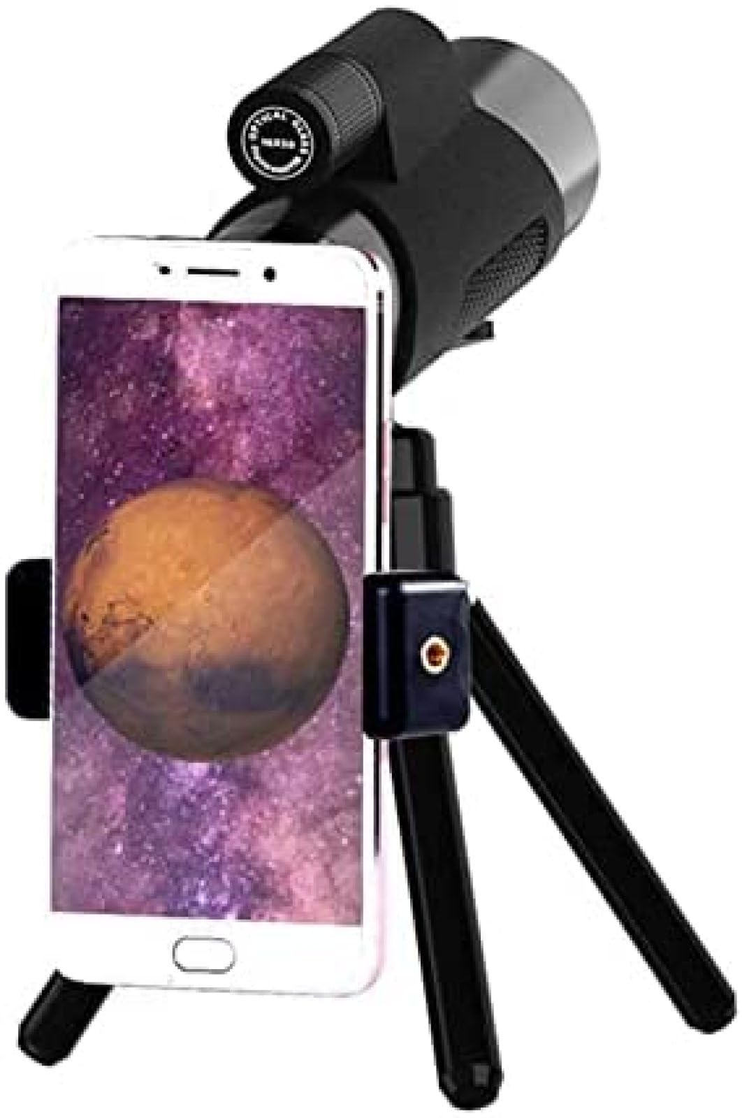 Monocular 16x50 Potente Portátil con Adaptador de Smartphone - Visión de Alta Potencia para Observación de Aves, Observación de Vida Silvestre, Conciertos