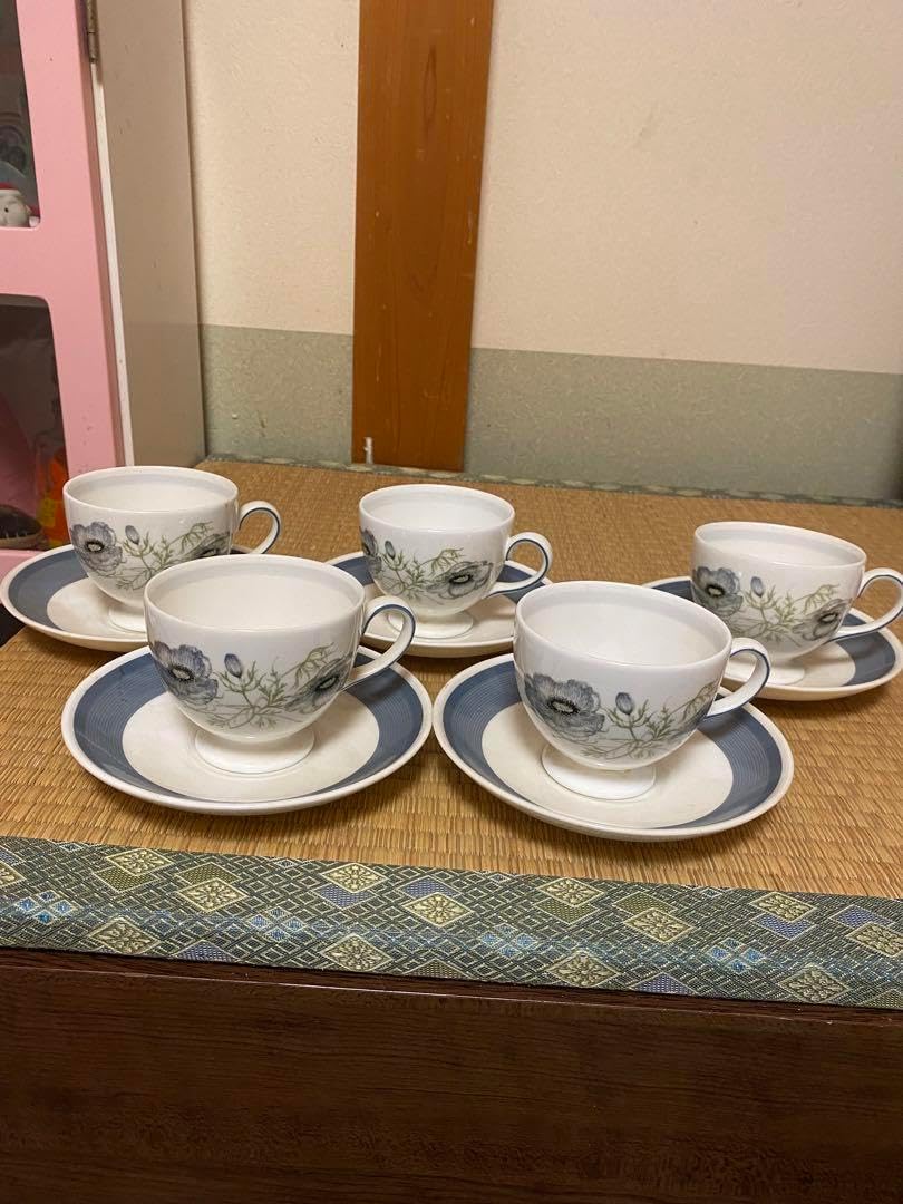 オーストリア グムンドナーケラミック モーニングセット一式