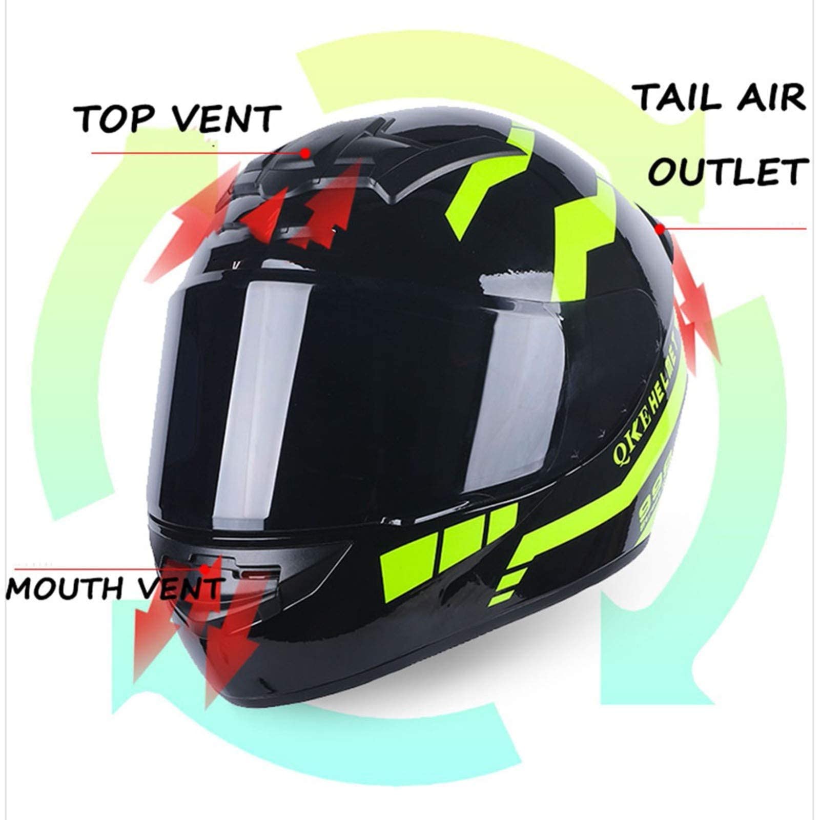 Modulaire Motorfiets Flip-Up Helm Dual Vizier Integraalhelm DOT ECE Goedgekeurde Race-Crashhelmen Voor Volwassenen Mannen Vrouwen M ~ 4XL Grote Opklapbare Helm E,M