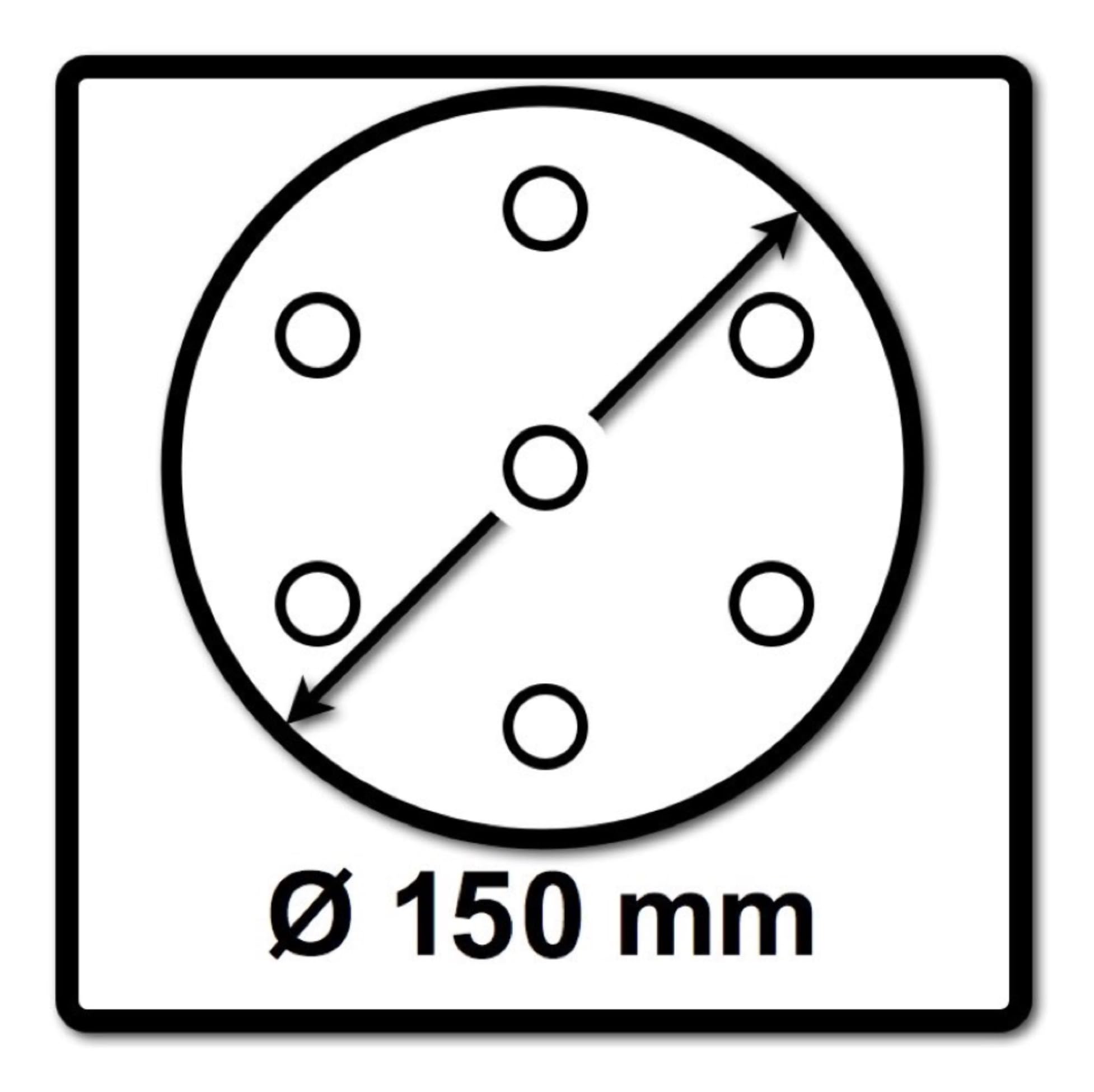 Festool Disco abrasivo STF D150/48 P60 GR/50 granate 575161
