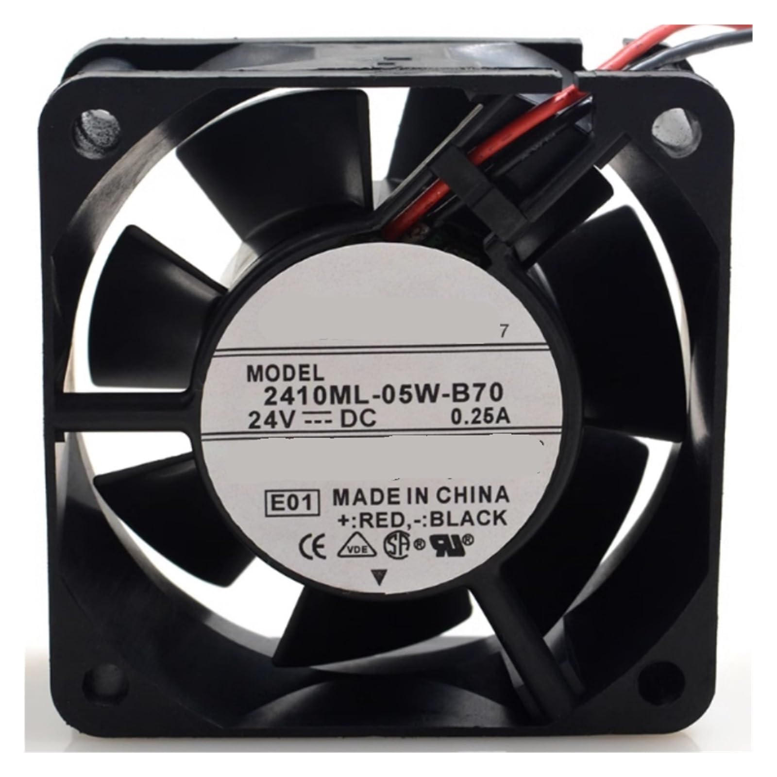 YMUGUEGH 2410ML-05W-B70/B79 6025 6CM 24V 0.25A two wire cooling fan(3 lines)