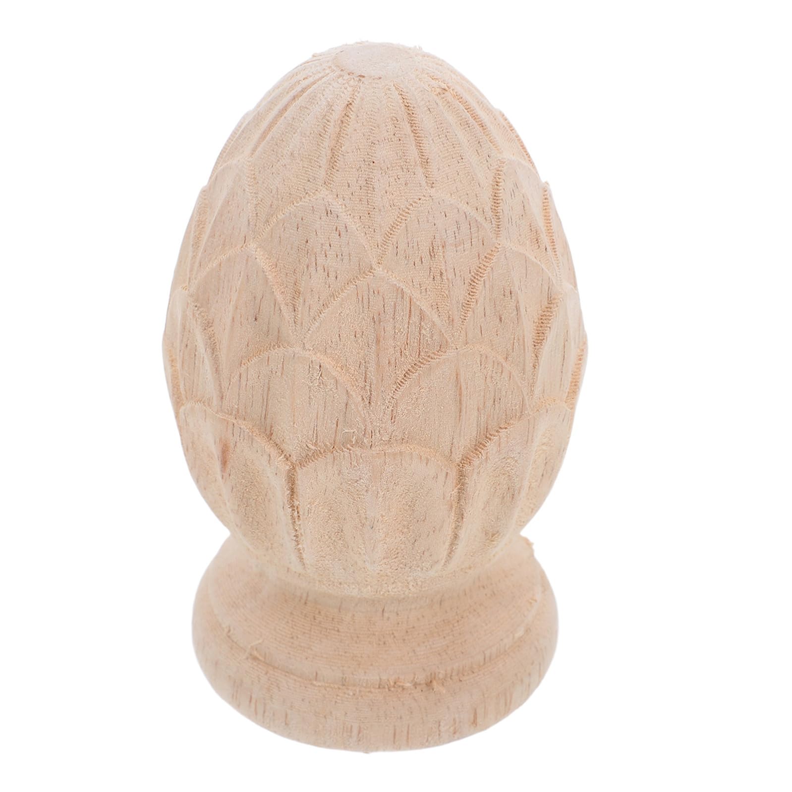 HOMSFOU Accessorio e Artistico a Forma di Ananas in Legno Intagliato Legno Naturale per di Scale per Ambienti Multipli