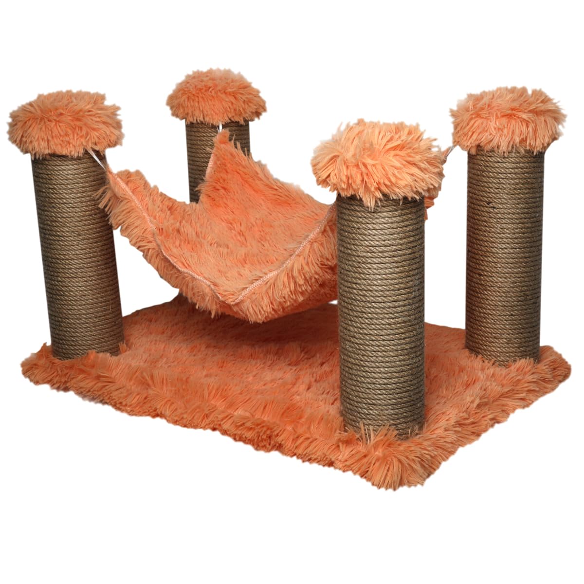 Griffoir Fluffy Topmast Maui Pêche pour chats à poils longs