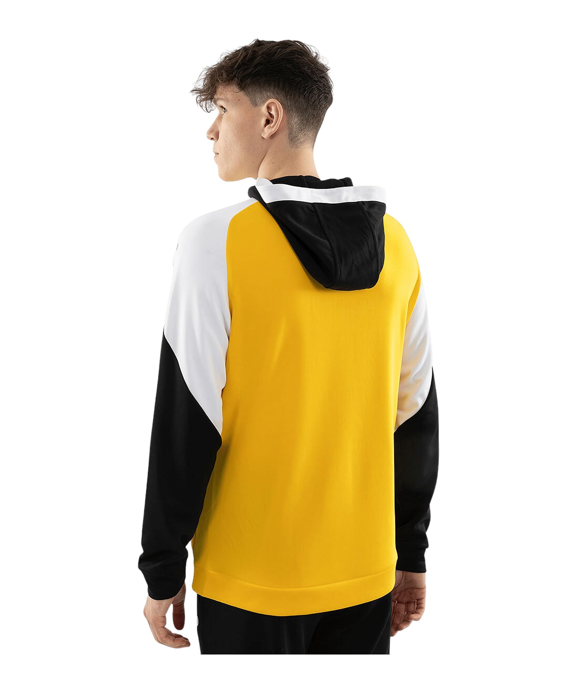JAKO Unisex Zip Hoodie Dynamic, żółty/biały/czarny, S