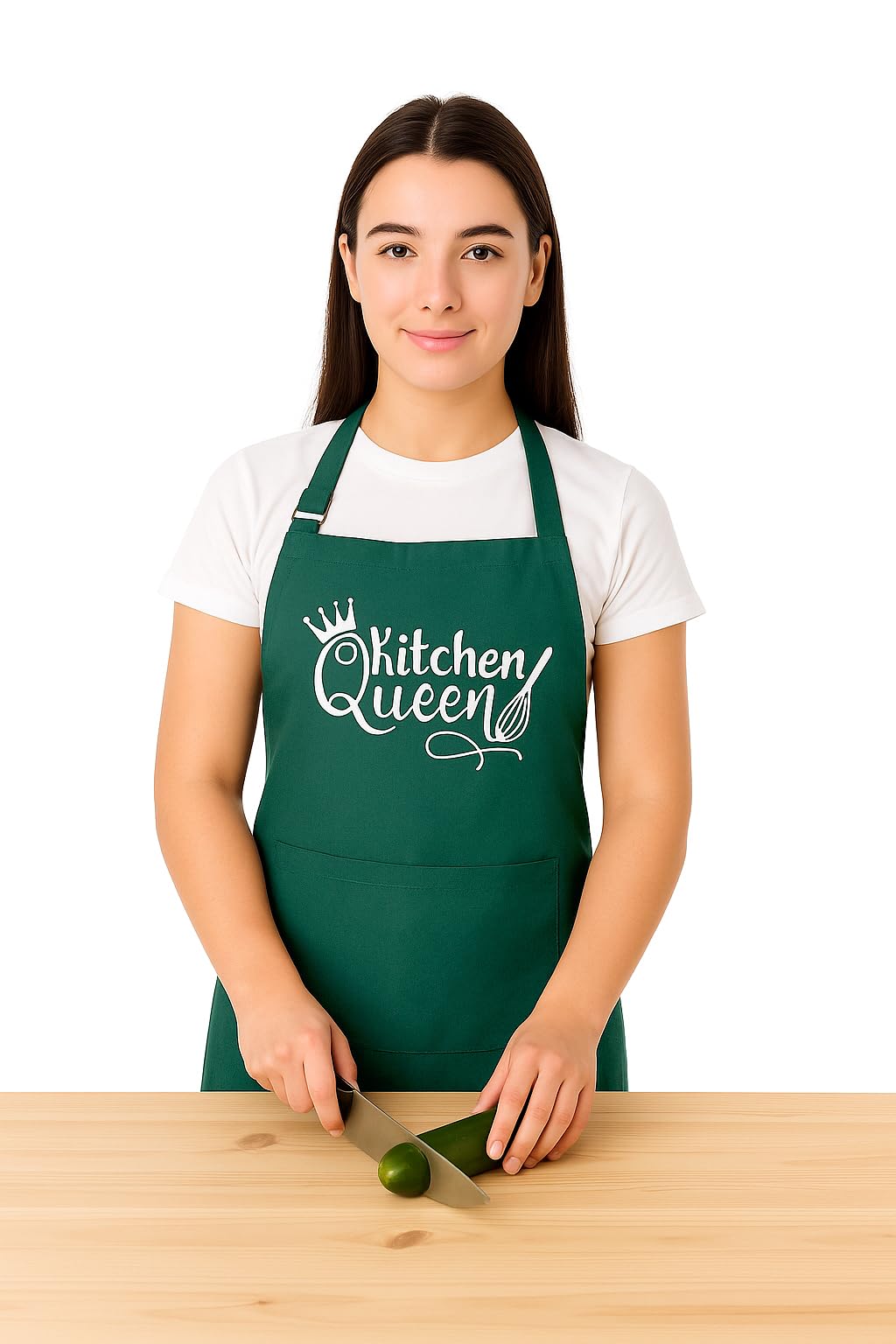 Apron for women and men kitchen apron Funny printed apron for women and men chef 100% cotton apron with adjustable neck strap-image-48