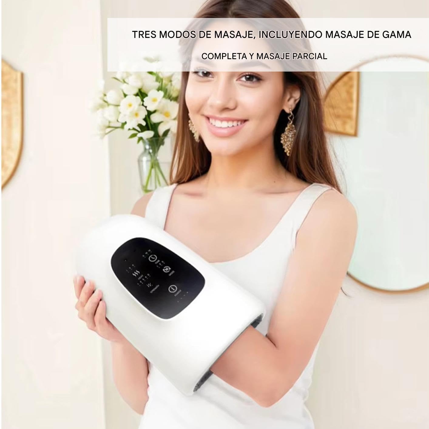 Masajeador Eléctrico De Palma Dispositivo de Calor para Masaje | Masajeador Inalámbrico Con Presión De Aire Para Palma Dispositivo Masaje Para Hombres, Mujeres, Jugadores Y Atletas