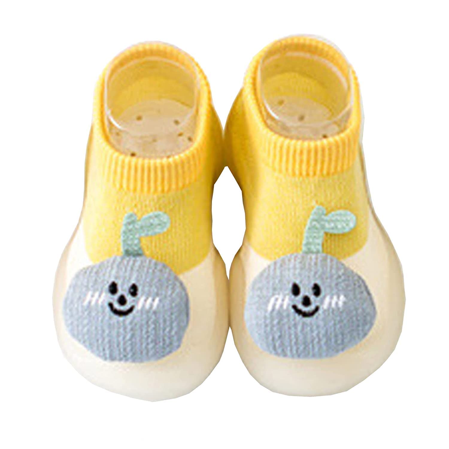 Children's Multicolor Random Cartoon Cotton and Silicon Rubber base Shoes Cum Socks, Antislip Soft Sole Kid's Shoes, Breathable Socks Shoes For Baby (Multicolor)-image-10