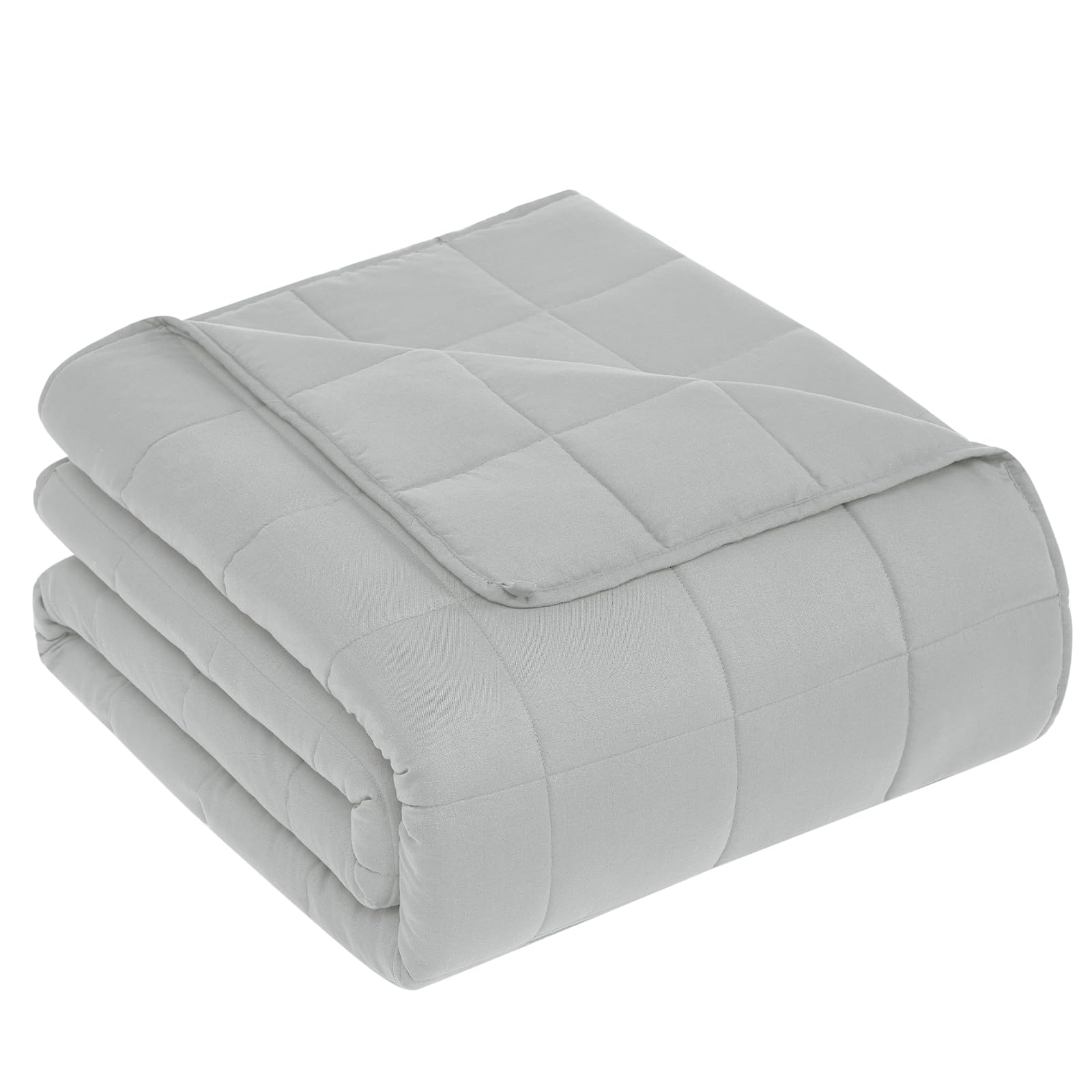 CuteKing Manta pesada para adultos: manta pesada con cuentas de vidrio de primera calidad, manta pesada transpirable para un sueño cómodo, manta gruesa para adultos para todas las estaciones (15