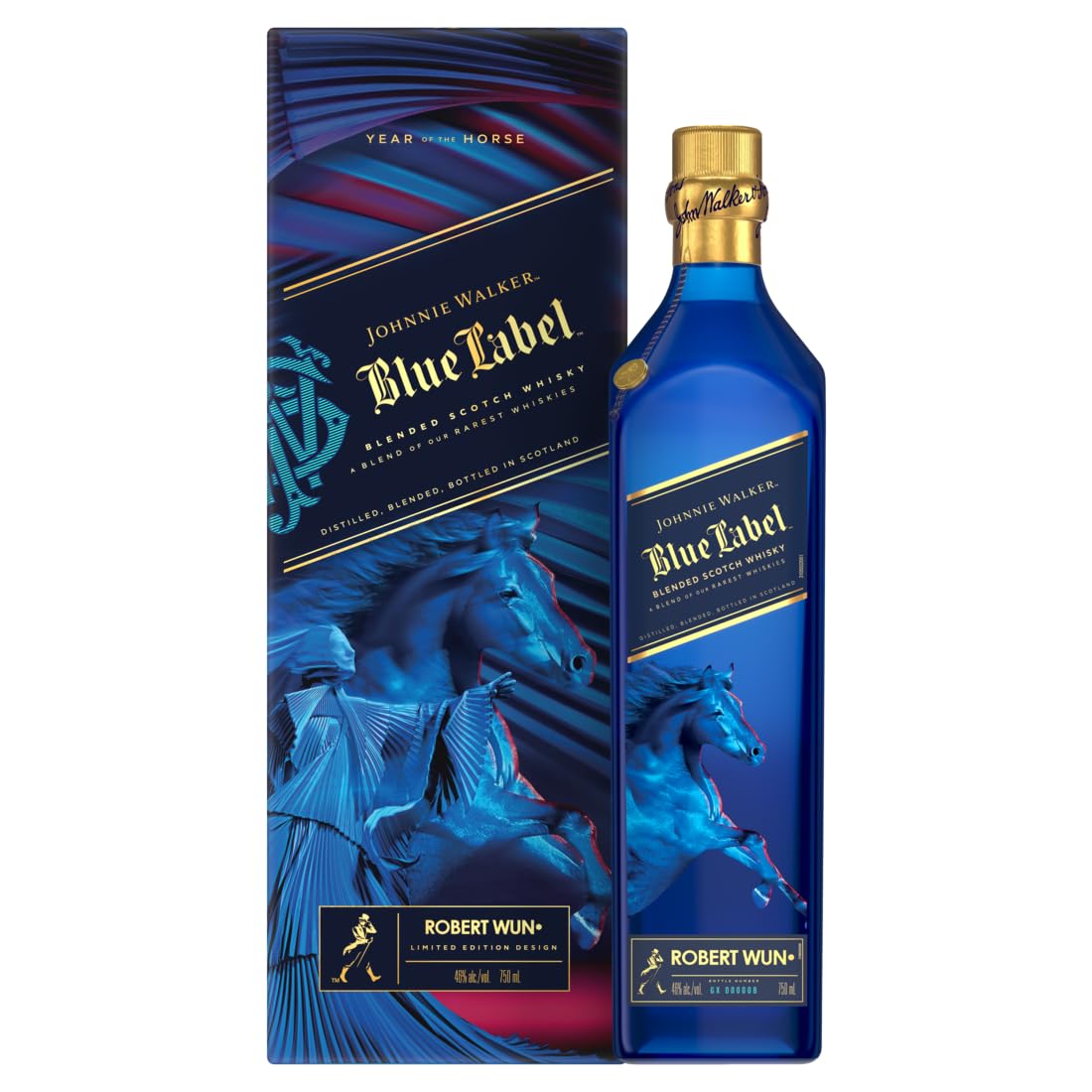 Amazon.co.jp: Diageo Japan Johnnie Walker Blue Label Year of the