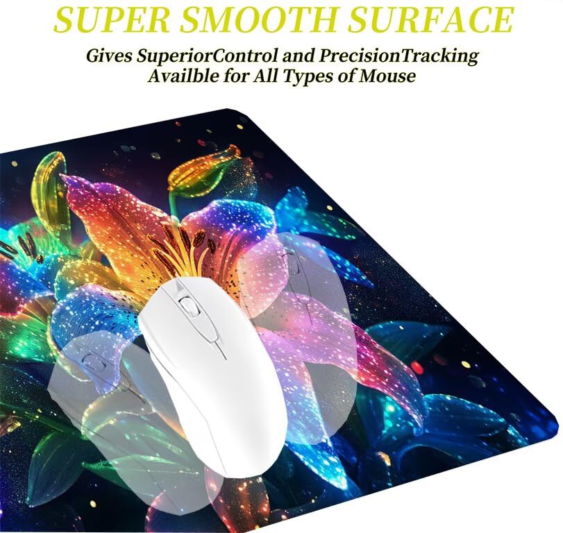 Mouse Pad Gamer grand format 900x400 pour PC de bureau avec surface étanche - 4