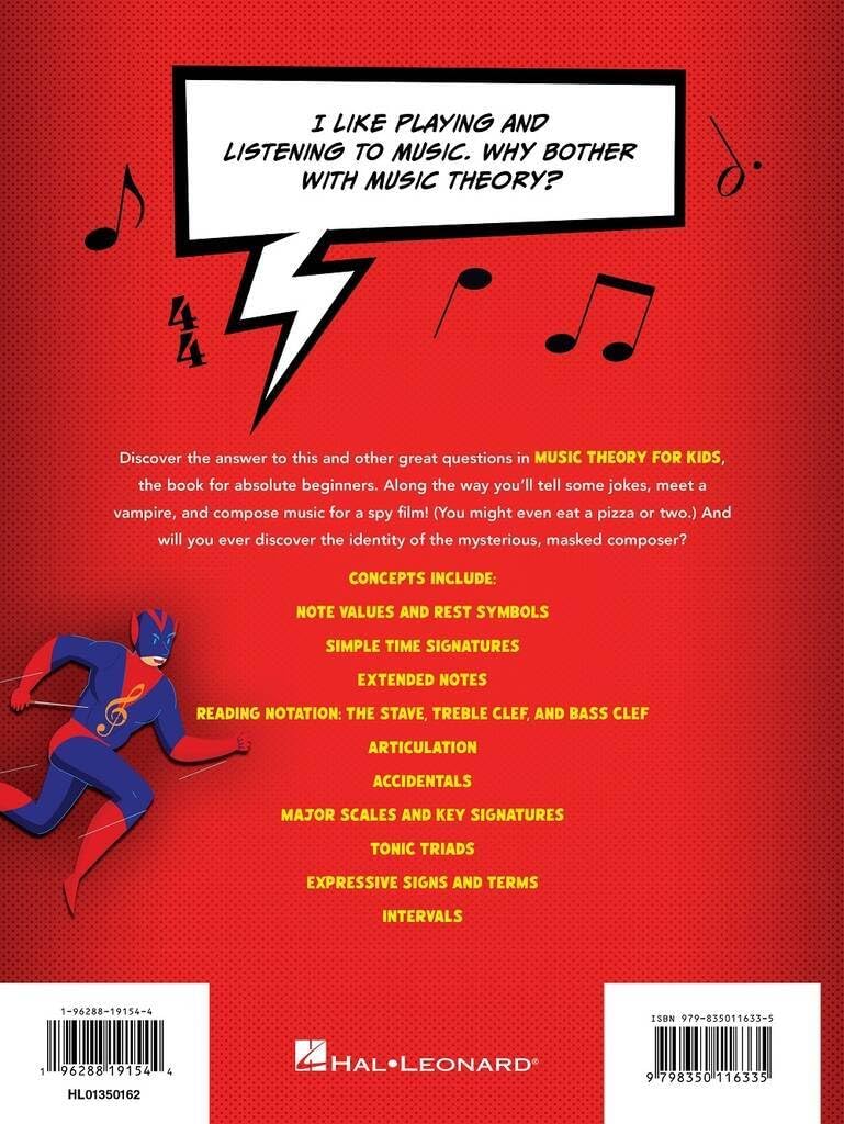 Music Theory for Kids (Hle Edition): Interactive, Illustrated Guide for Kids