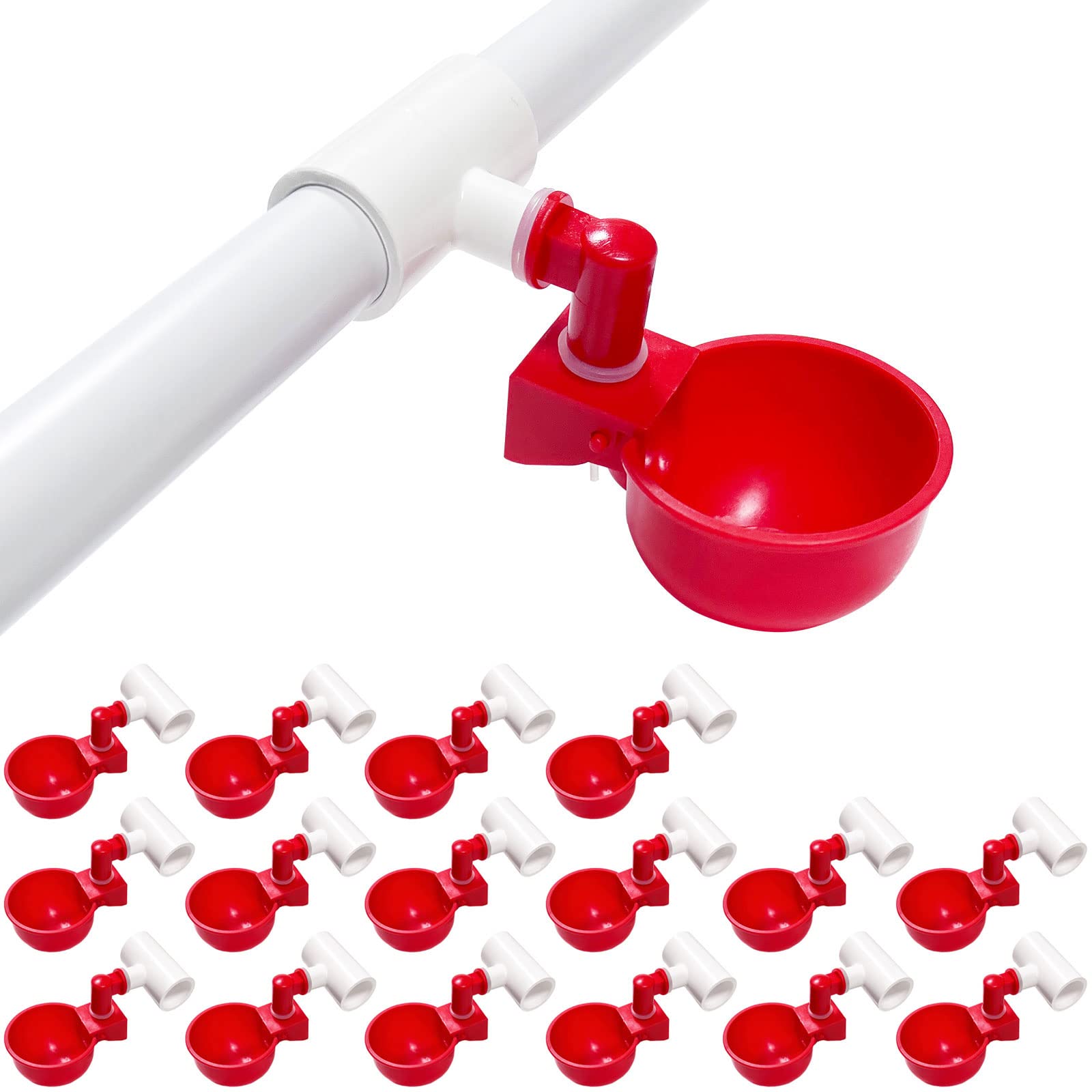 letsFix 16-Pack Chicken Water Cups