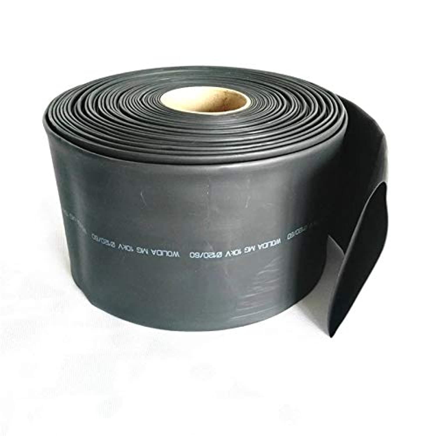 XSPEED Cable Sleeves - 1Meter 5MM-180MM Heat Shrink Tube Shrinkable 7colors Tubing Sleeving Wrap Wire kits 2:1 (Black 10mm)