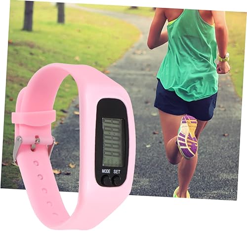 Miniatura 3 de BESPORTBLE 1 unid reloj de ritmo cardíaco fitness podómetro reloj contador de pasos pulseras de silicona pulsera de silicona azul moda conjunto