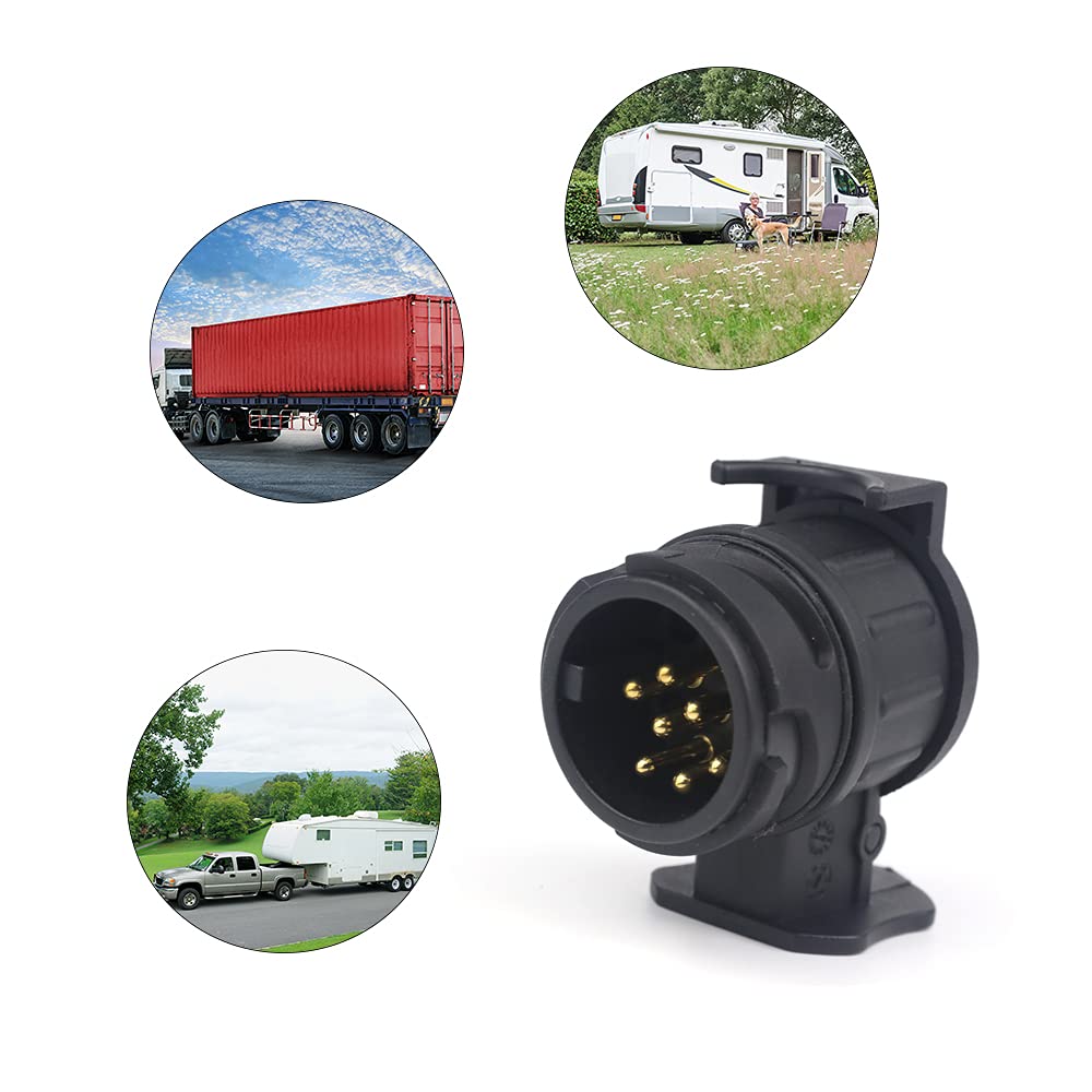 Adattatore Rimorchio Da 13 A 7 Pin Shkalacar - Collegamento Sicuro Per Veicoli E Rimorchi - Foto 9