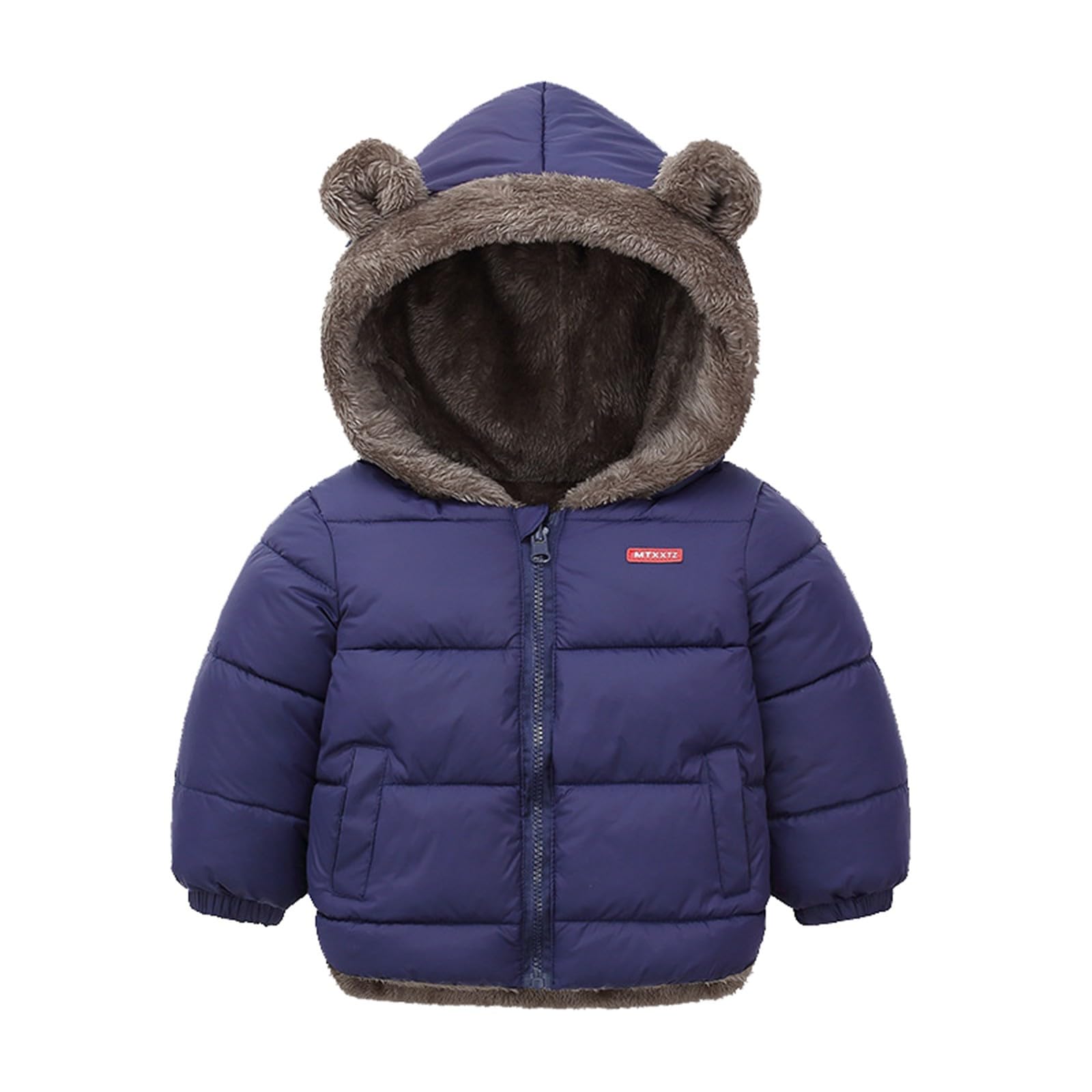 Generico Tuta Da Sci Bambino 2 Pezzi Set Con Cappuccio Completo Con Tasche Tute Antivento Piumino E Pantaloni Invernali Tuta Sci Per All'Aperto Caldo Abbigliamento Neve