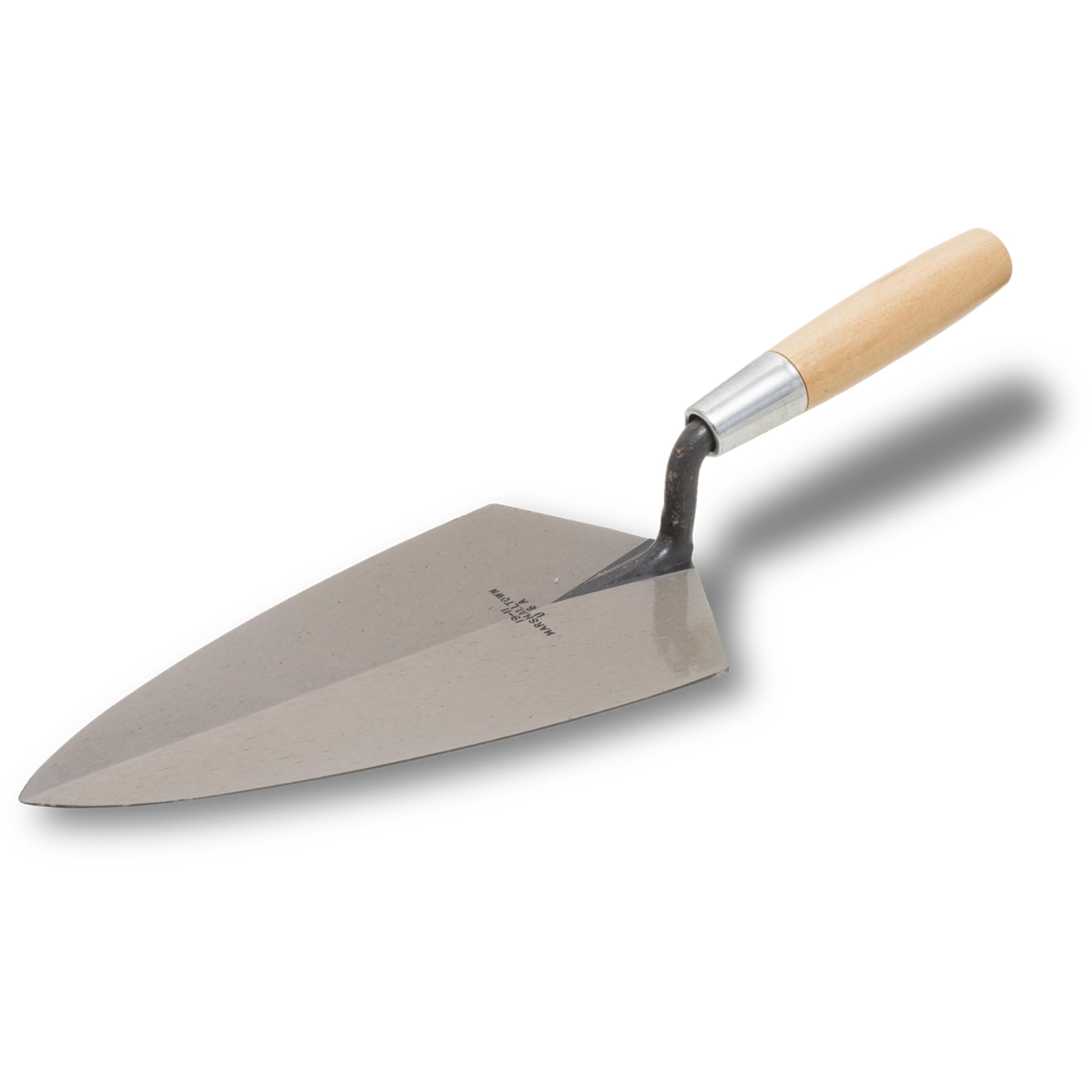 MARSHALLTOWN Philadelphia Brick Trowel, 279 x 140 mm, Wood Handle, Forged High Carbon Steel, Made in USA, 19 11 — image 1