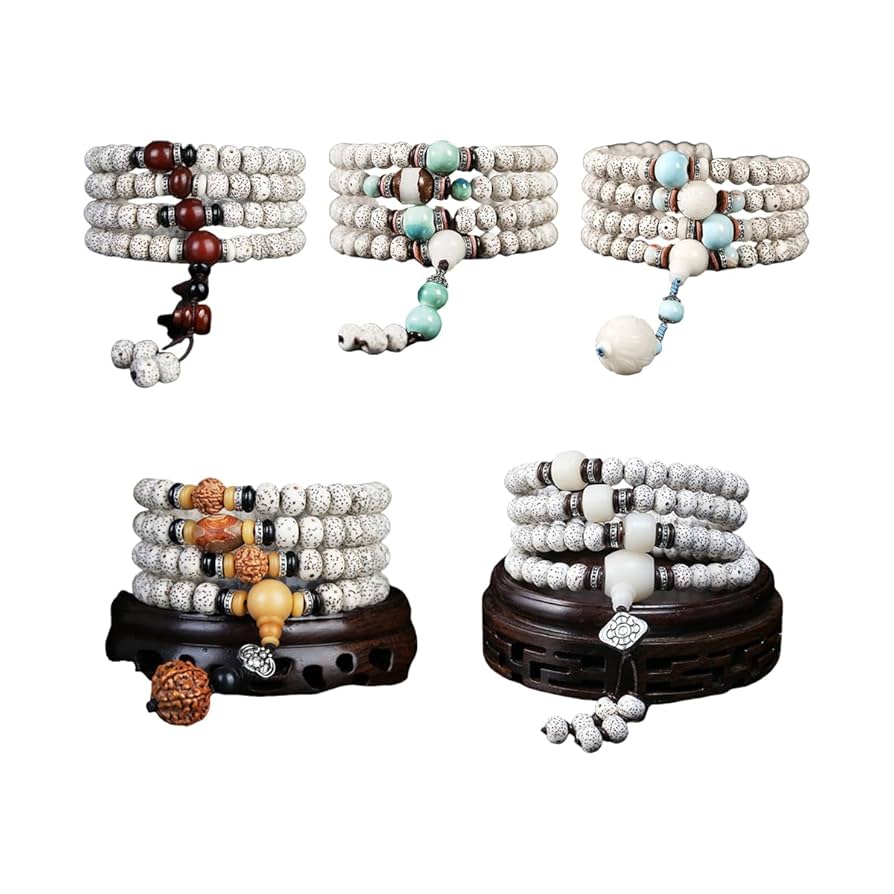 Amazon.co.jp: 星月菩提樹ブレスレット 腕輪念珠 数珠