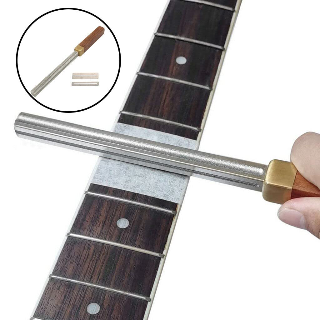 TECKEEN Chitarra Fret Crowning File Fretboard Diamond Coating Riparazione Dressing Tool