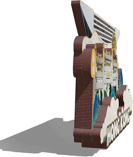 Miniatura 2 de China Hong Kong imán de madera 3D imanes de nevera viajes coleccionables recuerdos decoraciones artesanías hechas a mano