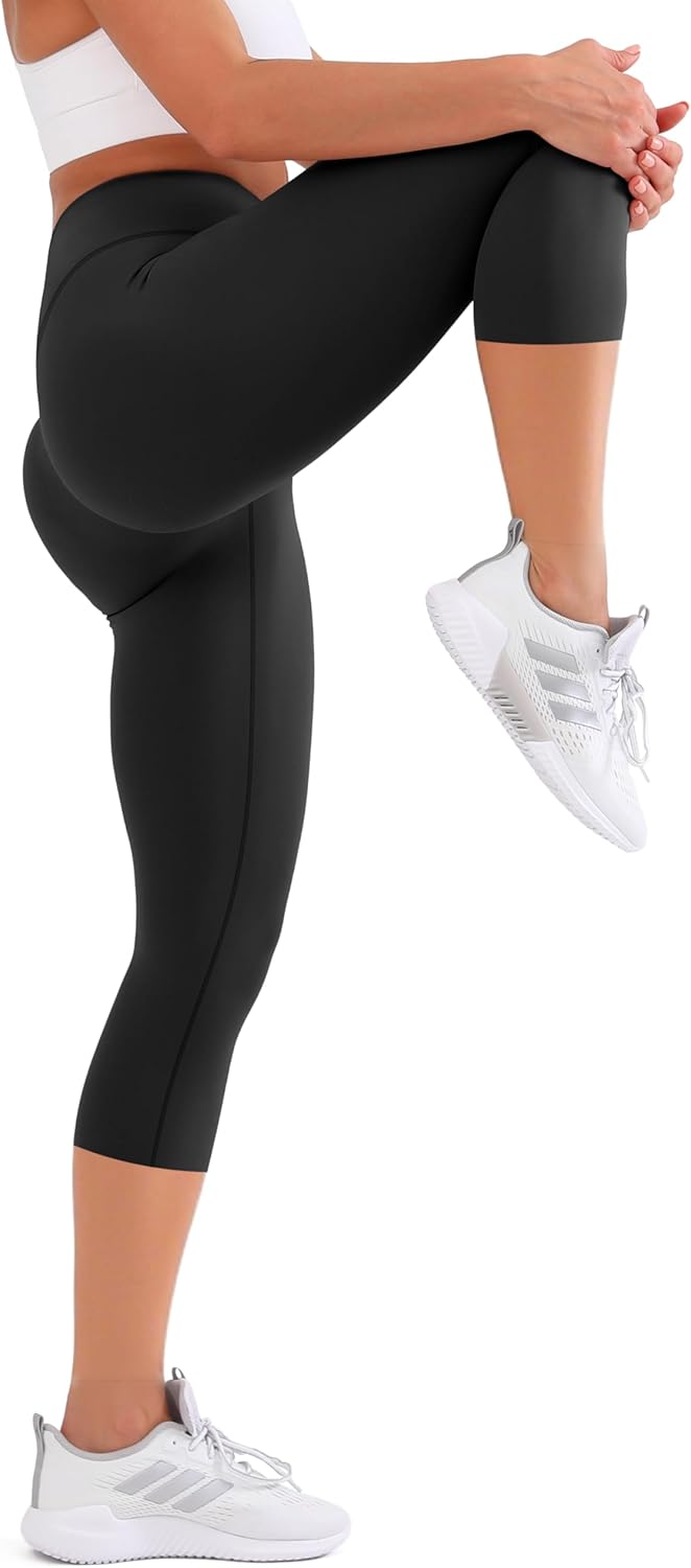 CHANAN High Waisted Leggings for Women No See Through Tummy Control Buttery Soft Yoga Pants for Workout Athletic Running - Image 3