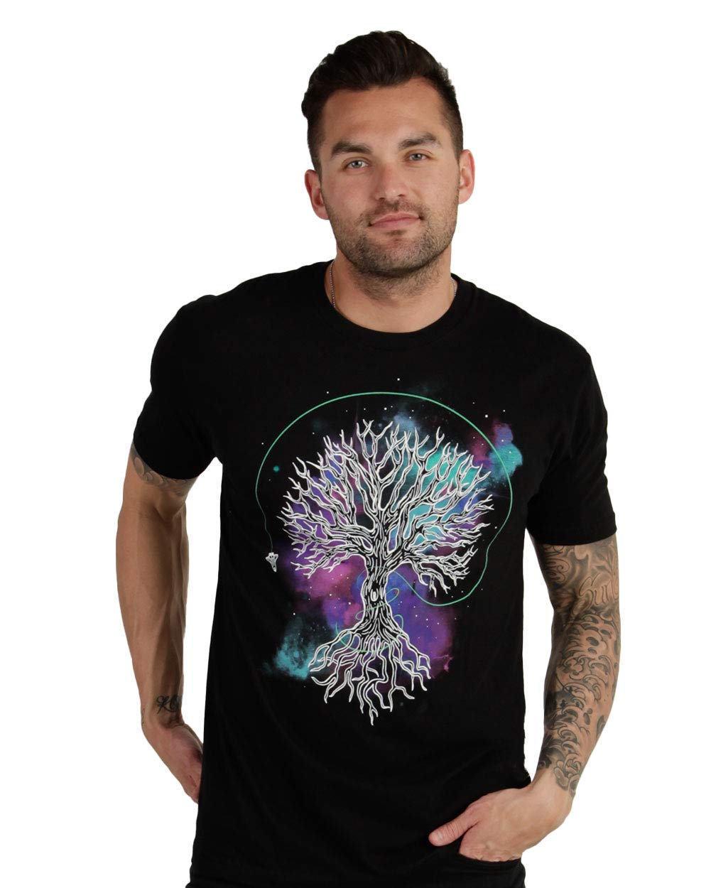 INTO THE AM Men's Graphic Tees for Men - Short Sleeve T-Shirts