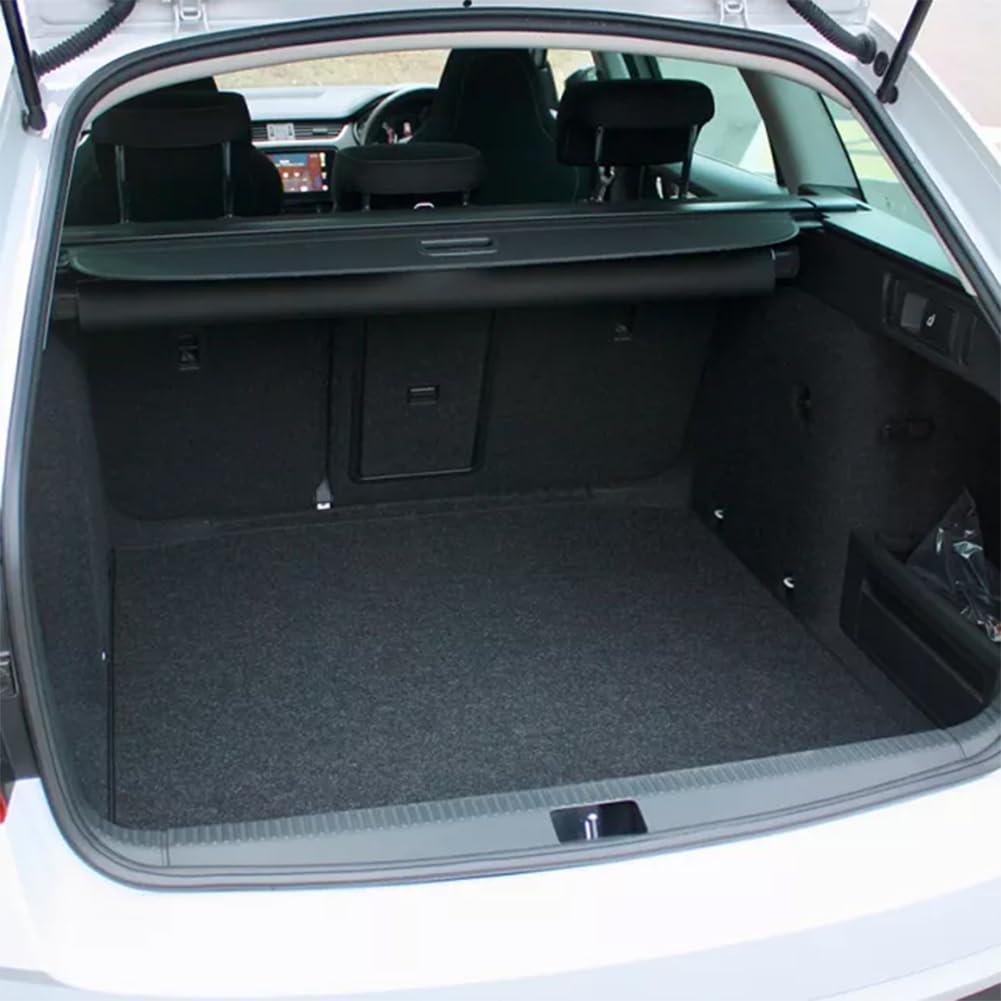 Copertura Retrattile Per Bagagliaio Skoda Octavia Travel Edition 2016-2019 - In Tela E Alluminio, Per Privacy E Organizzazione