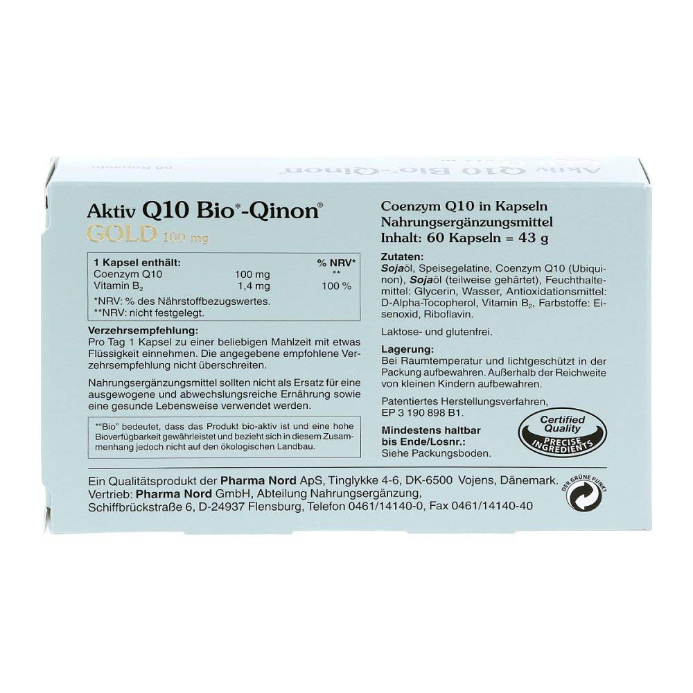 Q10 Bio Qinon Gold 100 mg Kapseln