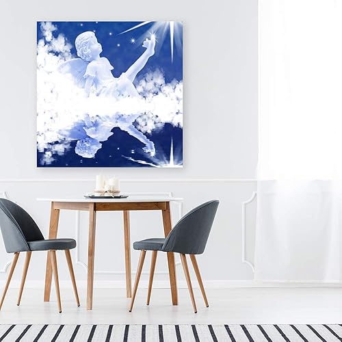 Miniatura 7 de wall26 Canvas Wall Art Lovely Angel Pictures Home Wall Decorations for Bedroom Living Room Paintings Canvas Prints Framed - 16x16 inches