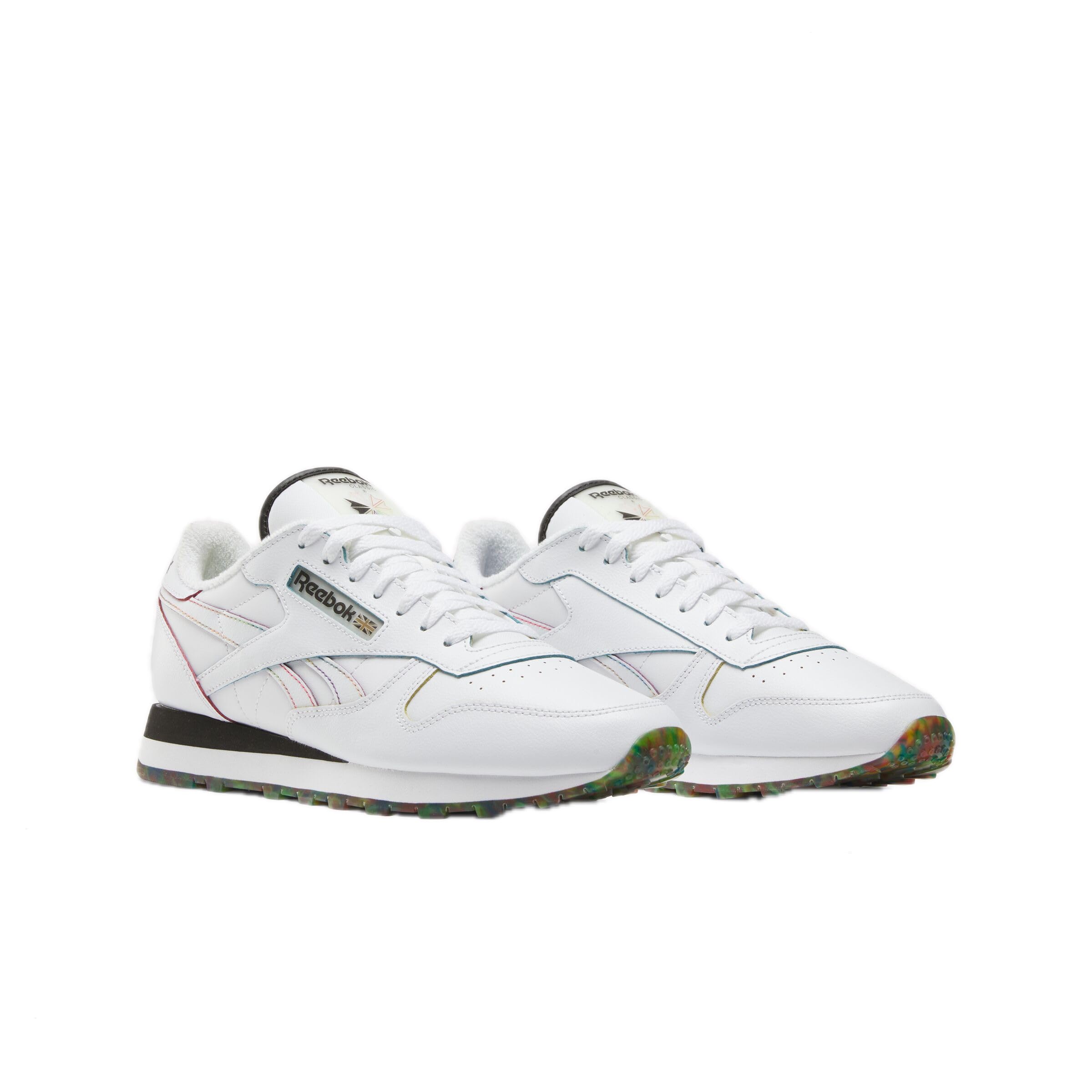 Reebok Classic Leather, Zapatillas Unisex Adulto, Blanco (Footwear White Black Footwear White), 37.5/38 EU