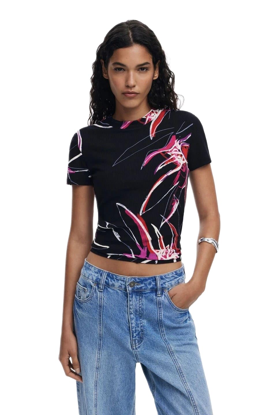 Desigual Damen Schwarz Ts_lala, 2000 Black, S