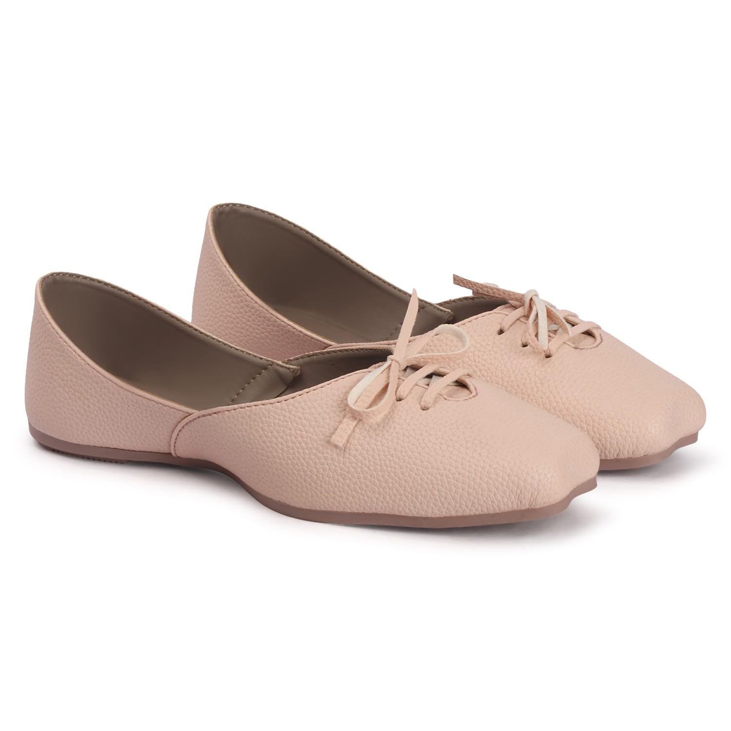 Women's Synthetic Solid TPR Sole Slip-On Front Closed Flat Casual Bellies Shoes for Girls and Women-image-11