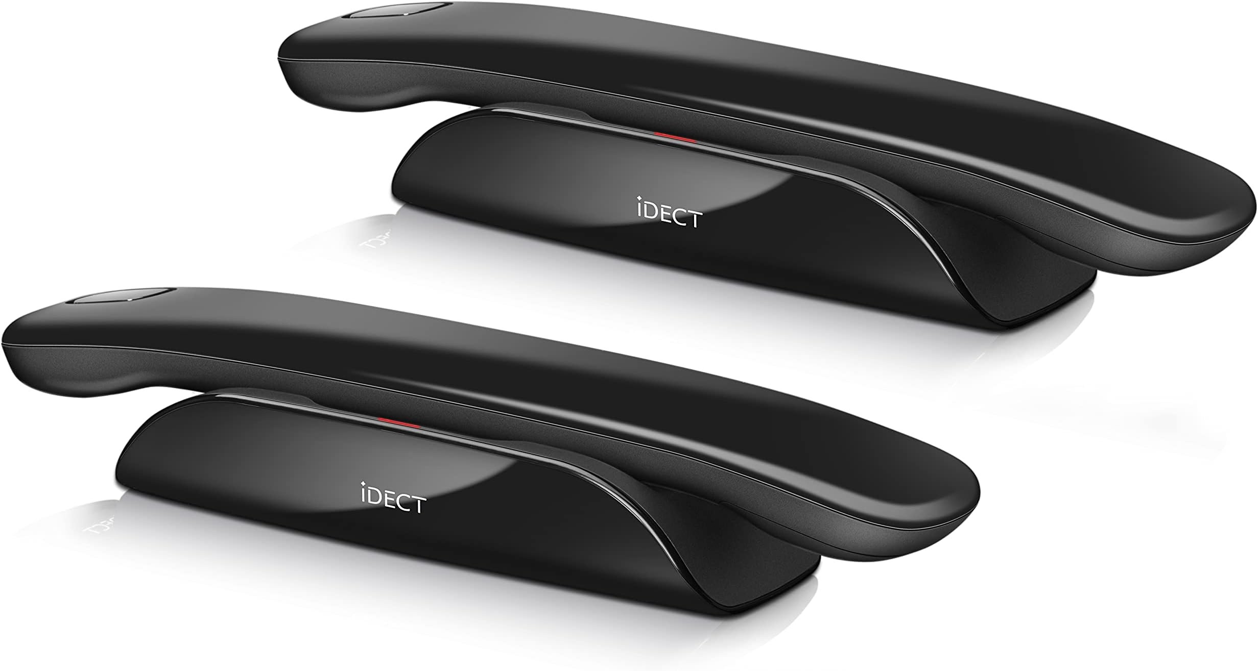iDECT Loop Lite Plus Twin, Call Blocker, DECT, Cordless Designer Home Phone, Built-in 25 Minute Answering Machine, Caller ID, Black