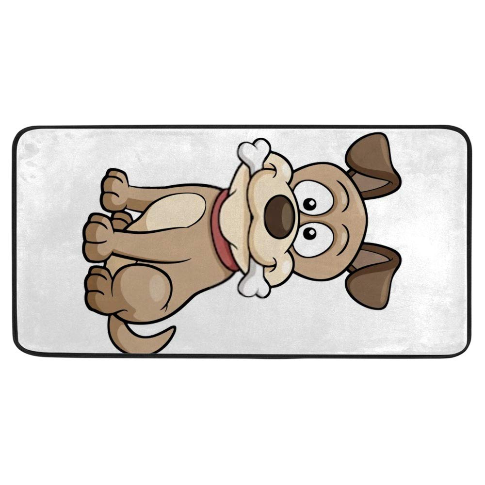 Tapis de cuisine en polyester lavable et antidérapant couleur 1