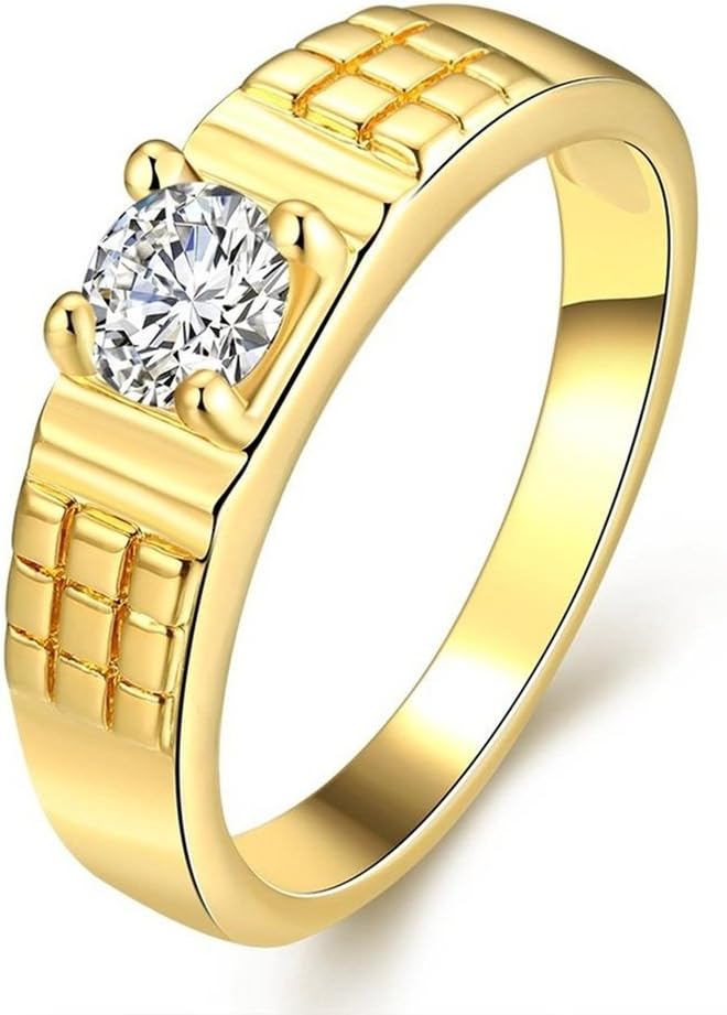 Gold-Plated Womens Wedding Bands Squared Up