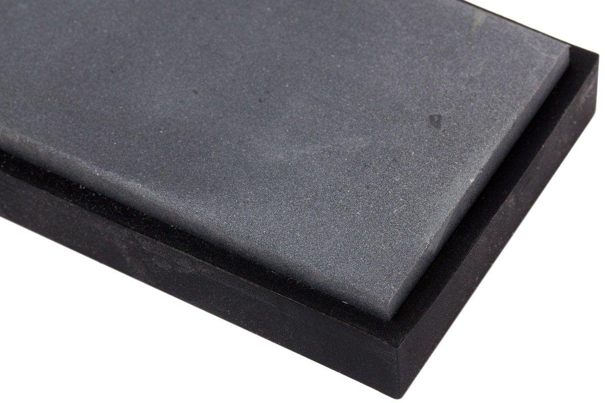 Skerper Hard Black Arkansas Piedra de Afilar Natural NABE20, para Afilar Cuchillos de Cocina, Cuchillos de Exterior, Cuchillas y Herramientas para Trabajar la Madera