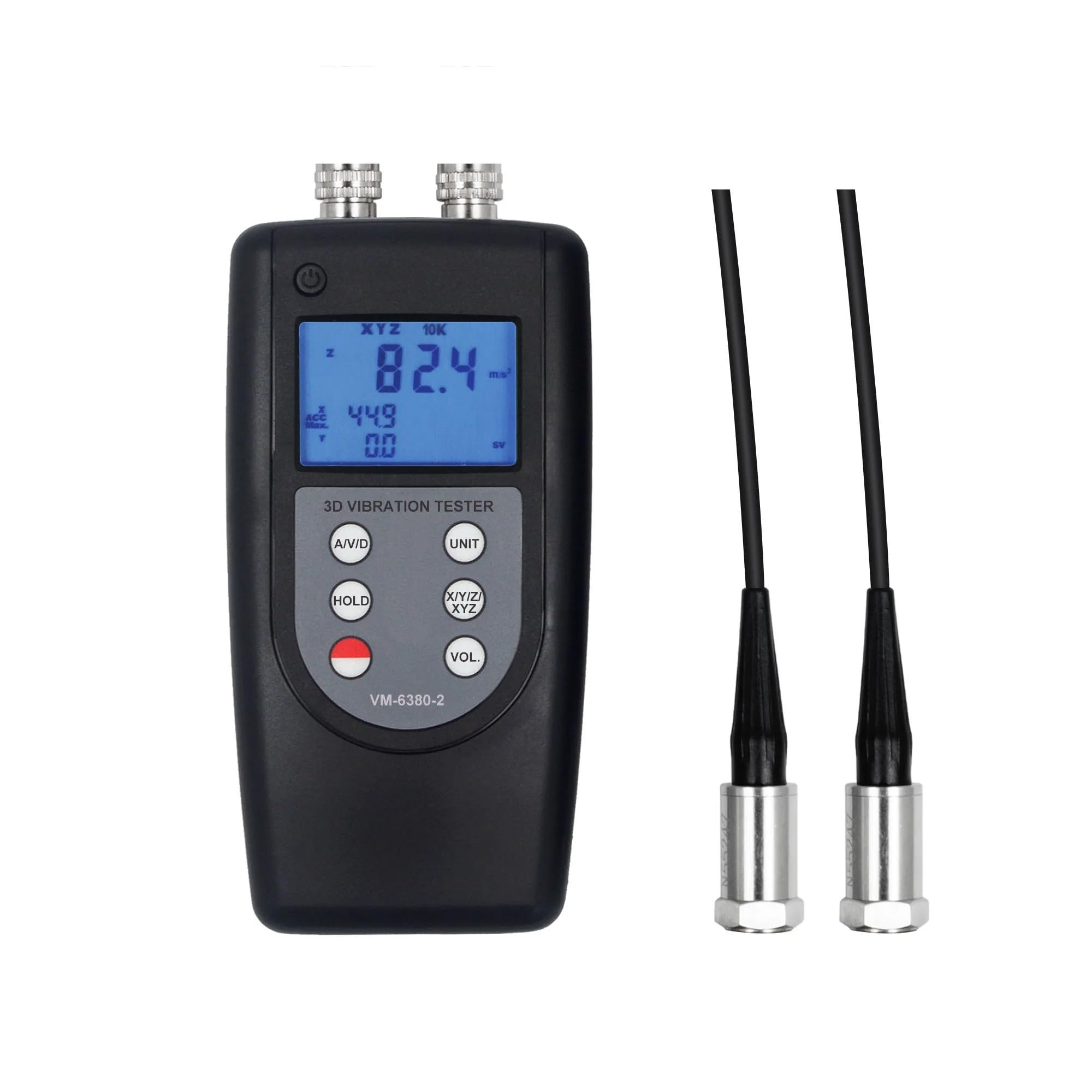 Vibration Measuring Instruments VM-6380-2 Vibration Meter Acceleration Velocity Displacement Mechanical 10Hz~10kHz