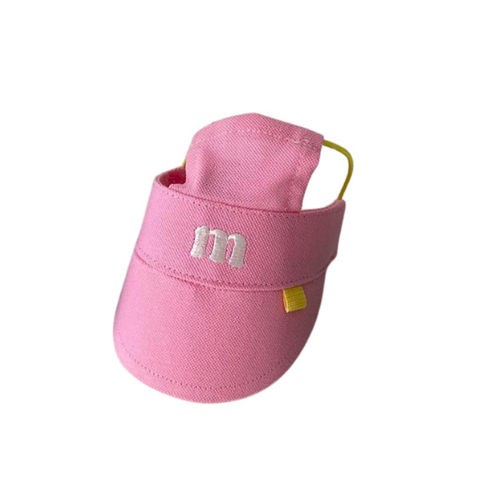 Tsophreniq Embroidery Letter Dog Sun Hat Adjustable Breathable Baseball Caps for Small Breeds Outdoor Activity Walking Breathable Hat for Small Dog