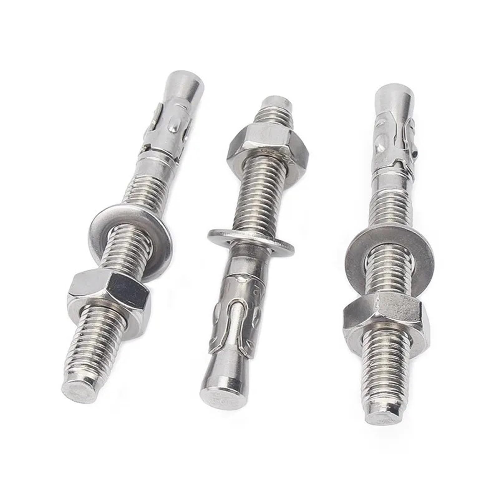 Dübel 10mm M6 M8 M10 M12 304 Edelstahl Expansion Schraube Keil Anker Durch Bolzen Auto Reparatur Gecko Interne(M16x160(1Pcs))