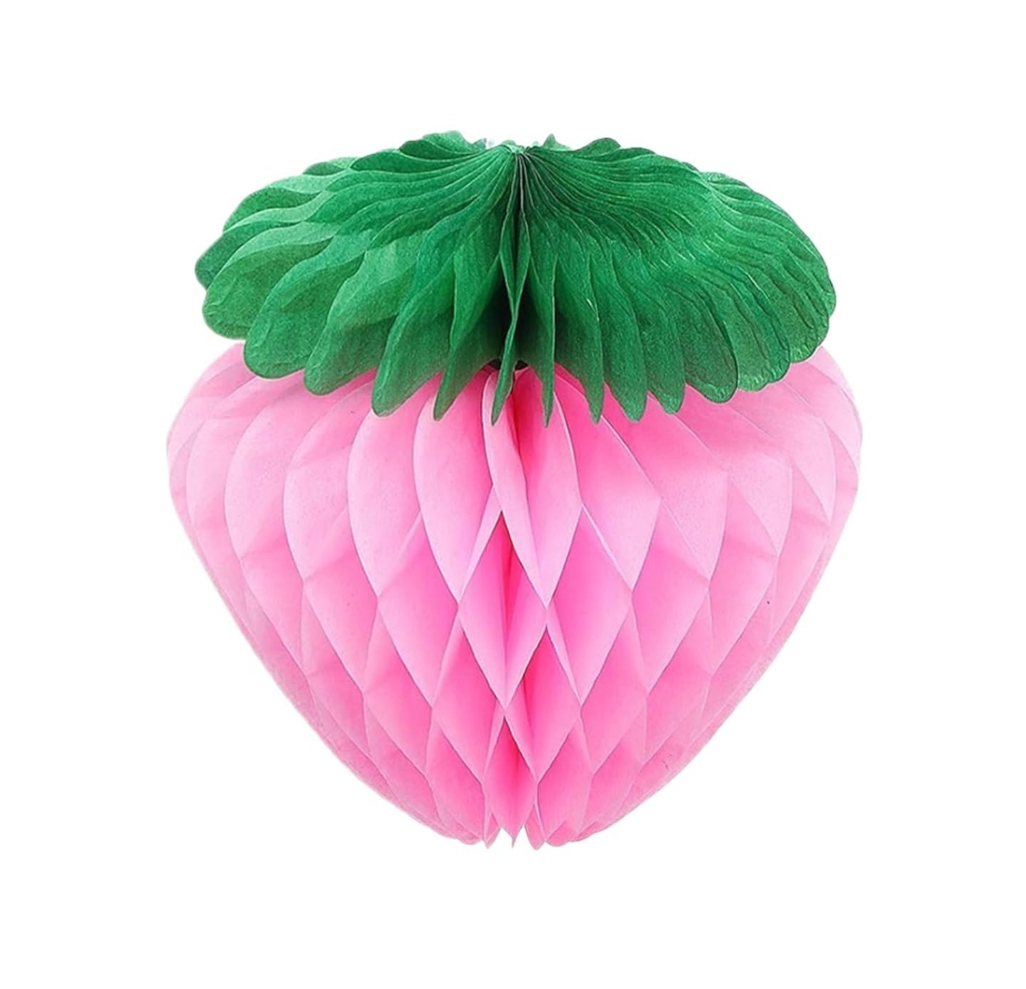 Latarnie Dekoracja Do Mieszkania 10 Szt. Papierowych Lampionów W Kształcie Plastra Miodu Truskawki Na Imprezę Na Imprezę Wesele święta(Pink,20cm)