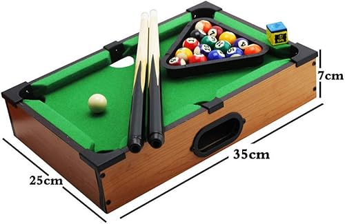 Miniatura 7 de Juego de mesa de billar de mesa, regalo de tiza familiar