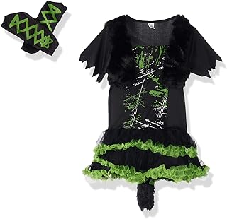 زي تنكري بنمط قوطي ورعب متعدد الألوان، ملابس تنكرية للبنات بعمر من 7 حتى 9 سنوات، 130 سم، M من المعايرجي