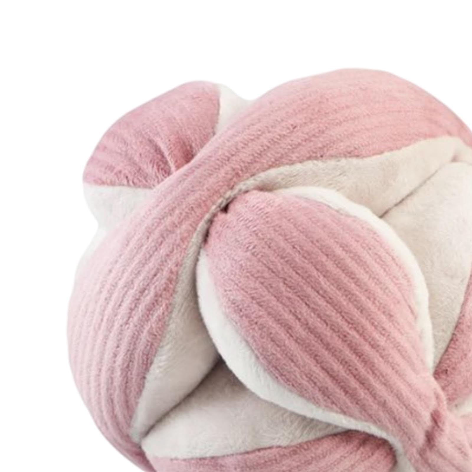 Balle pour Chien Jouet Squeaky Peluche Interactive Chewing Jouet Protecteur Mobilier Stimulant pour Chiens Moyens Adapté Usage Maison Ca, Rose
