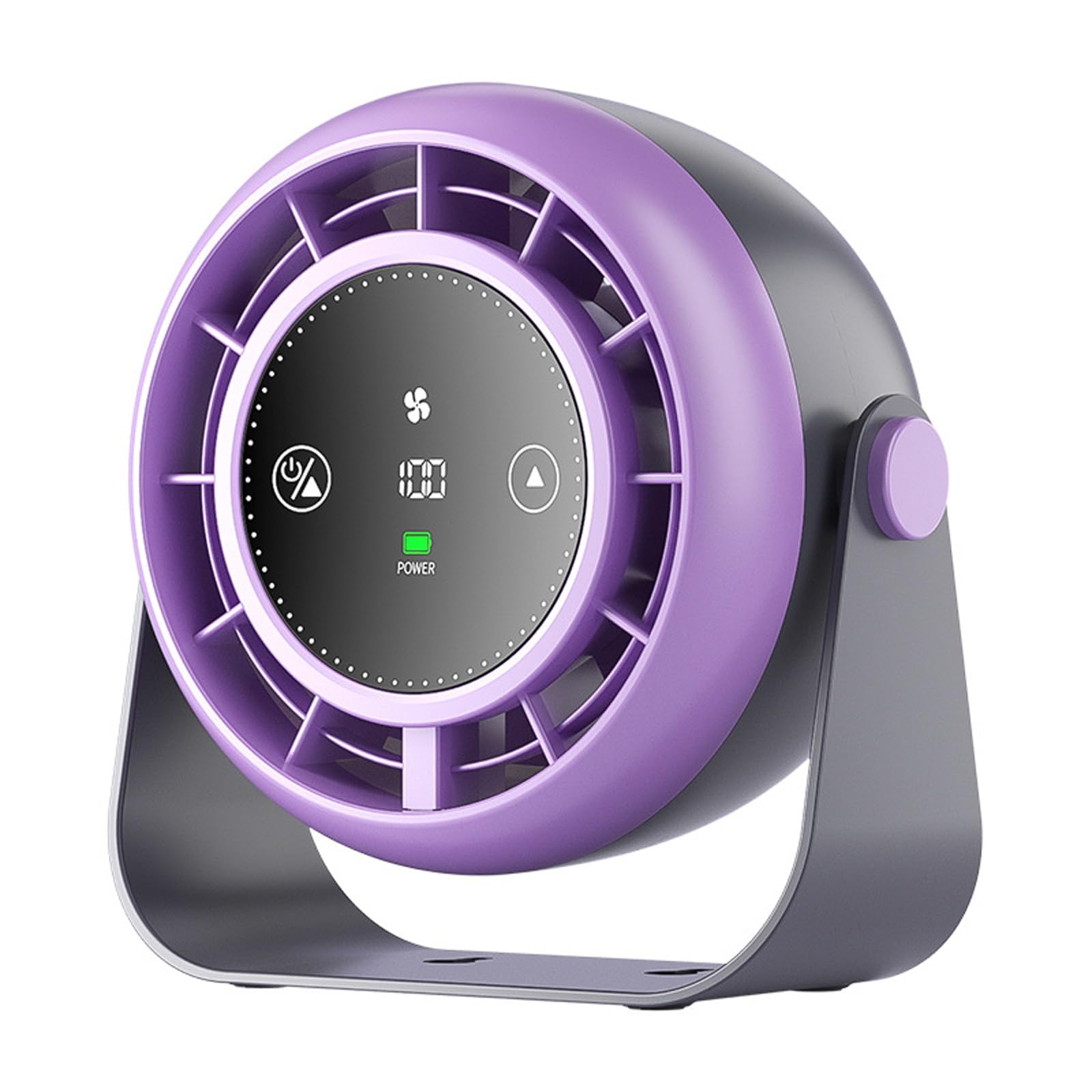 Aqvjd Portable USB Desktop Fan 100 Speed Digital Display Quiet Cooling for Home Air Coolers