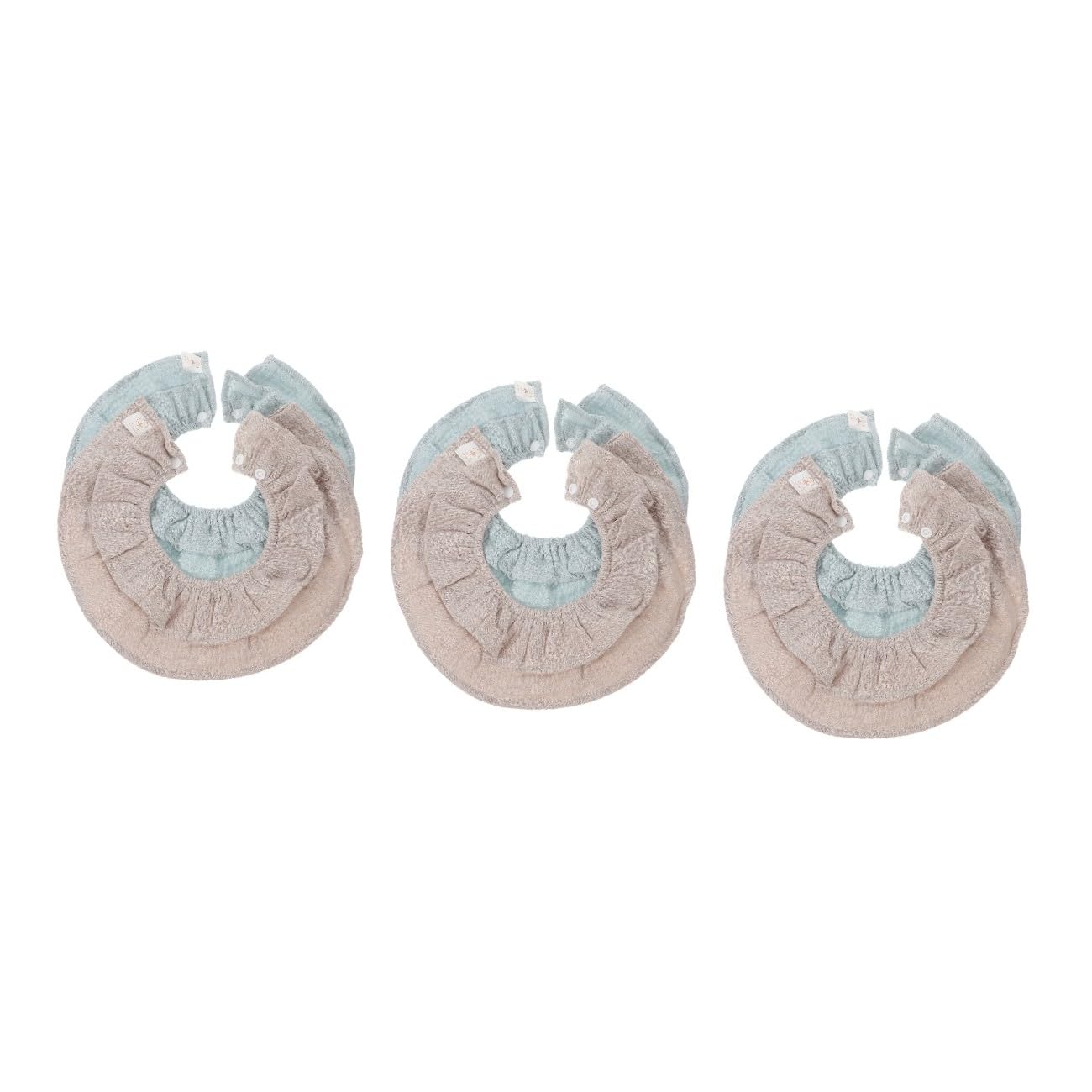 ifundom 6pièces Bavoirs Coton Absorbants Pour Bébés Bavoirs Réutilisables Pour Fille Et Garçon Accessoires De Dentition Doux Et Confortables