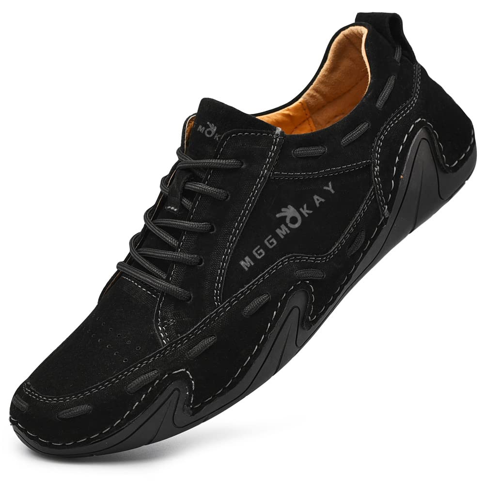 MGGMOKAY Herren Klassische Mokassins Flache Slipper Weich Comfort Freizeit Schuhe