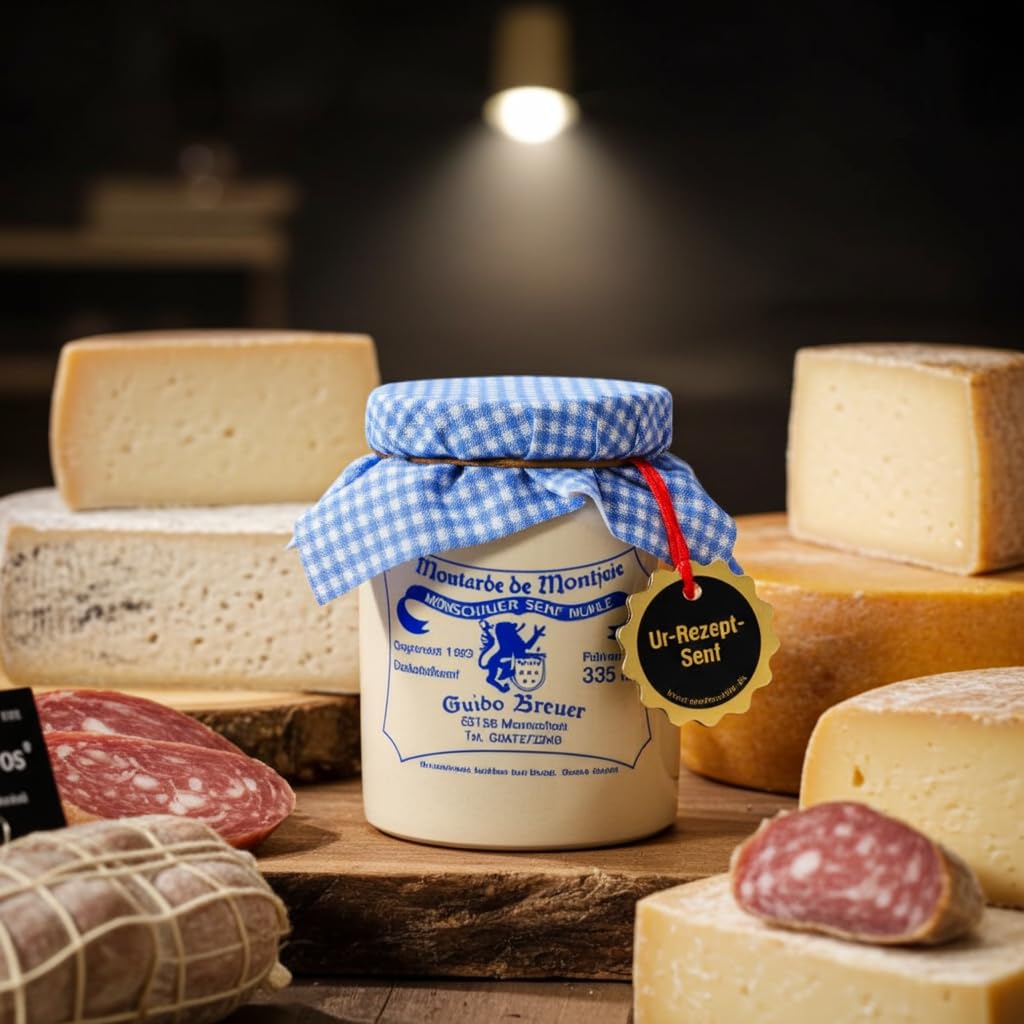Ur Rezept - Historische Senfmühle Monschau - Moutarde de Montjoie - 335 ml im Steintopf