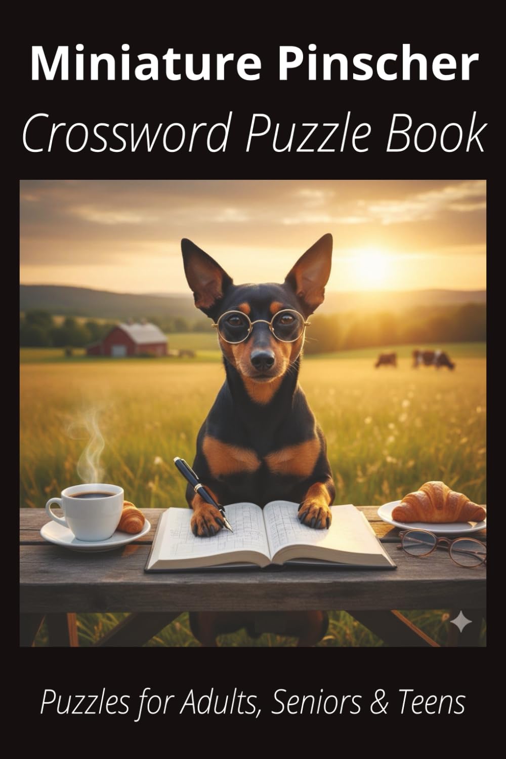 Miniature Pinscher Crossword Puzzle Book: Crossword Puzzles with Easy-to-Read Print About Miniature Pinschers, Loyal Companions, Training, Fun Facts & ... Pet Lovers, Vacations, and Relaxing Moments