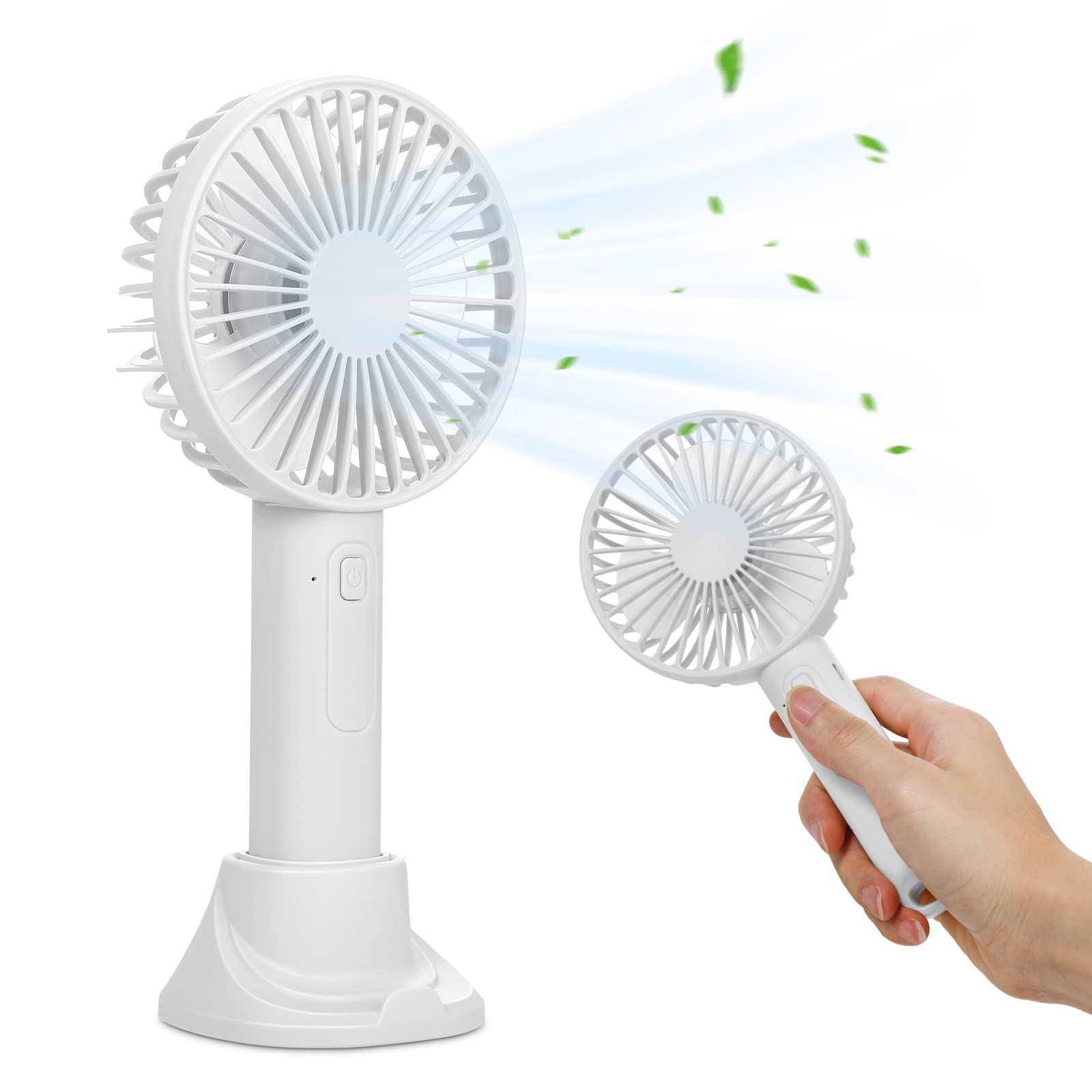 Mini Ventilateur De Table Avec Brume Froide, Usb, Rechargeable